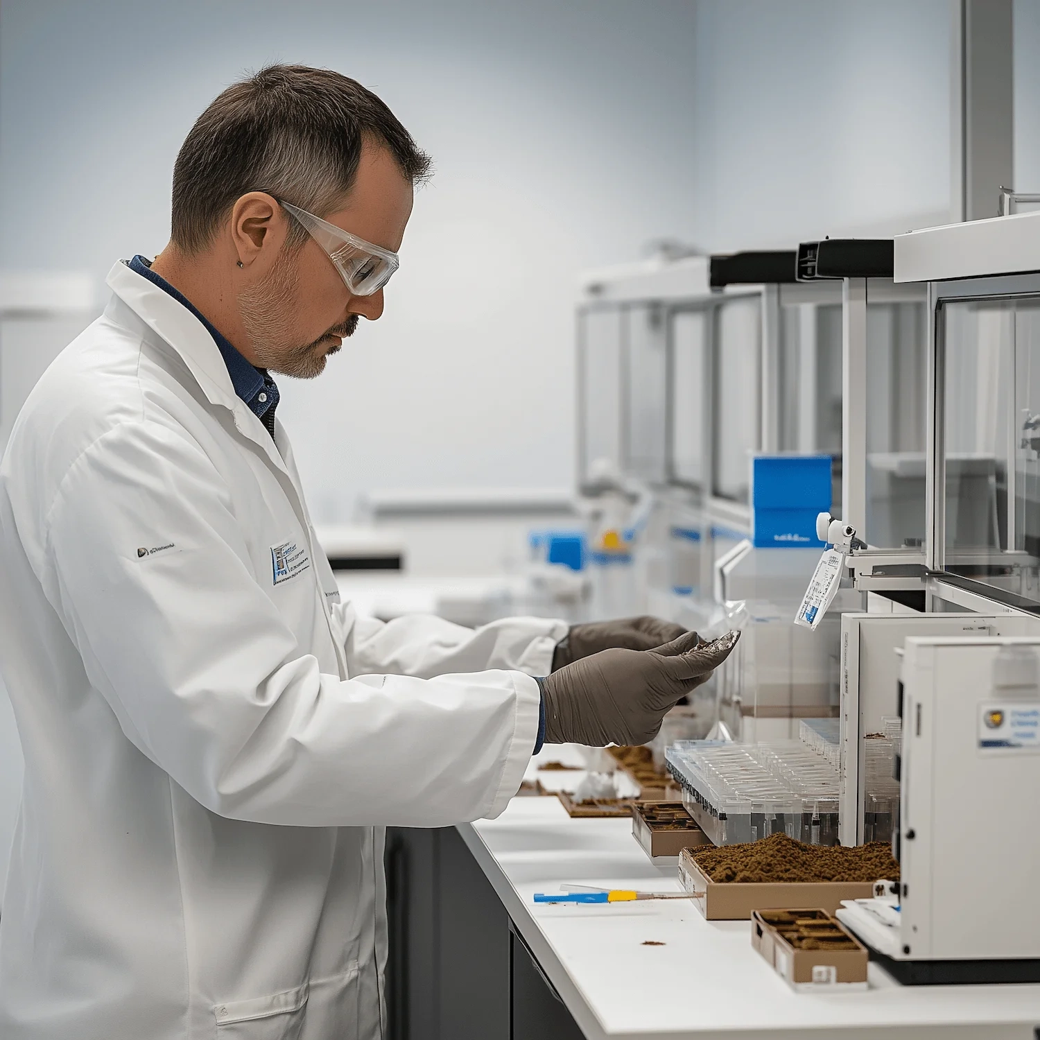 Akkreditierte Laboranalyse von Boden- und Baustoffproben mit moderner Labortechnik